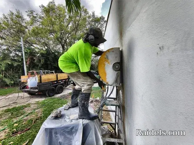 Cutting Block Wall