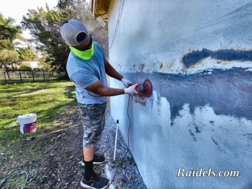 Grinding a Wall